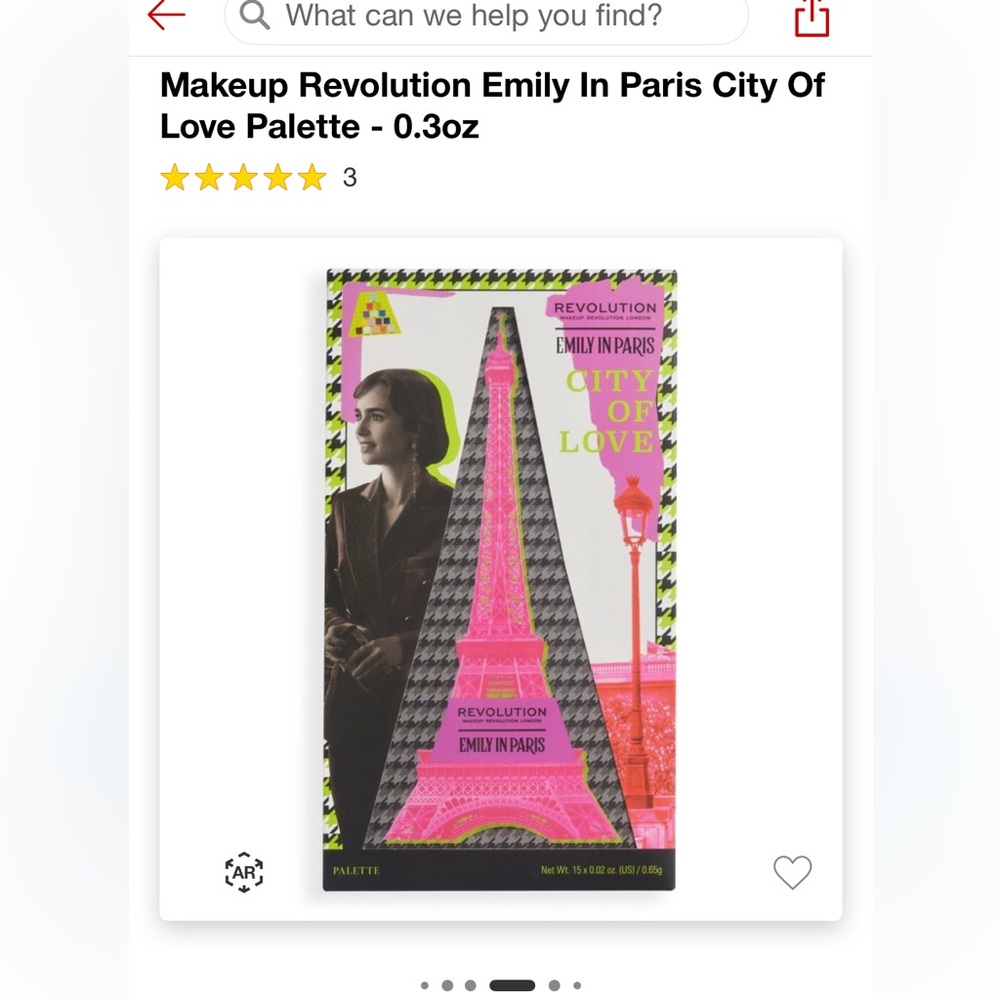 NIB Emily in Paris eyeshadowow